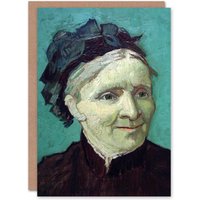 Artery8 Vincent van Gogh Art Card Portrait of the Artist's Mother in Blue