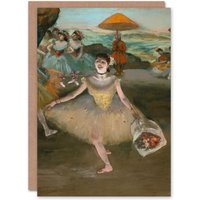 Artery8 Edgar Degas Art Card Dancer with Bouquet Bowing