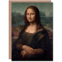 Artery8 Leonardo da Vinci Art Card Portrait of Mona Lisa del Giocondo