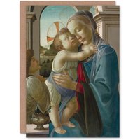 Artery8 Sandro Botticelli Art Card Virgin & Child with an Angel