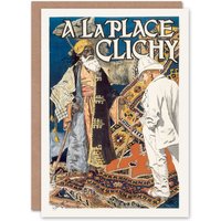 Artery8 Eugene Grasset Art Card Place Clichy Art Nouveau Advert