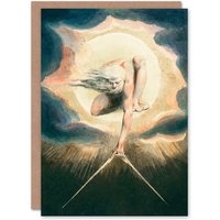 Artery8 William Blake Art Card Ancient of Days Setting Compass to Earth
