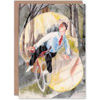 Artery8 Charles Demuth Art Card In Vaudeville The Bicycle Rider