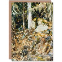 Artery8 John S Sargent Art Card Il Solitario The Hermit in the Forest