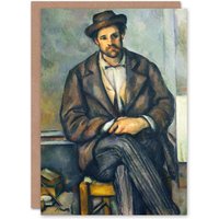 Artery8 Paul Cezanne Art Card Seated Peasant Portrait Painting