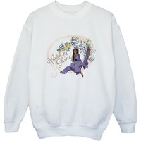 Wish Girl's Watch Us Shine Sweatshirt in White | Size: 7-8 Years