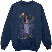Wish Girl's Shine On Asha Standing Sweatshirt in Navy | Size: 12-13 Years