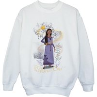 Wish Girl's Shine On Asha Standing Sweatshirt in White | Size: 7-8 Years