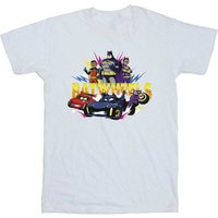DC Comics Boy's Heroes Cotton T-Shirt in White | Size: 7-8 Years