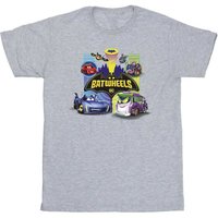 DC Comics Boy's Vehicles T-Shirt in Grey | Size: 7-8 Years