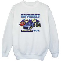 DC Comics Boy's Ready To Roll Sweatshirt in White | Size: 12-13 Years