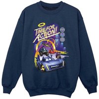 DC Comics Boy's Time For Action Sweatshirt in Navy | Size: 3-4 Years