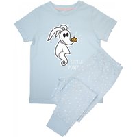 Little Pumpkin Short Sleeved Long Pyjama Set Blue
