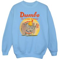 Disney Boy's Dumbo Flying Elephant Sweatshirt in Baby Blue | Size: 3-4 Years