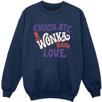 Warner Bros Boy's Chocolate Bar Love Sweatshirt in Navy | Size: 5-6 Years
