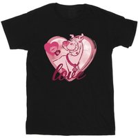 Scooby Doo Boy's Love Kisses Cotton T-Shirt in Black | Size: 12-13 Years