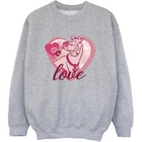 Scooby Doo Boy's Love Kisses Sweatshirt in Grey | Size: 12-13 Years