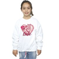 Scooby Doo Girl's Love Kisses Sweatshirt in White | Size: 9 Years