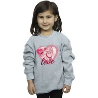 Scooby Doo Girl's Love Kisses Sweatshirt in Grey | Size: 12-13 Years