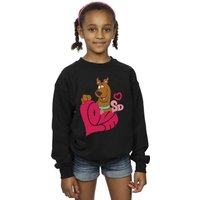 Girl's Love Heart Sweatshirt in | Size: 5-6 Years