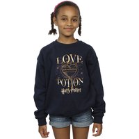 Harry Potter Girl's Love Potion Sweatshirt in Navy | Size: 9 Years