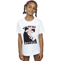 Friends Girl's You´re My Lobster Rachel & Ross Cotton T-Shirt in White | Size: 12-13 Years