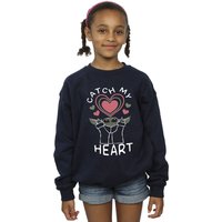 Star Wars Girl's Catch My Heart Sweatshirt in Navy | Size: 3-4 Years
