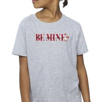 Disney Girl's Be Mine Daisy Duck Valentine T-Shirt in Grey | Size: 3-4 Years