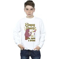 Sleeping Beauty Boy's Once Upon A Dream Disney Sweatshirt in White | Size: 7-8 Years