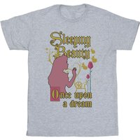 Sleeping Beauty Girl's Once Upon A Dream T-Shirt in Grey | Size: 9 Years