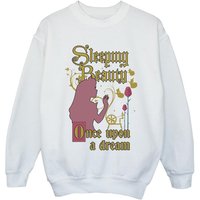 Sleeping Beauty Girl's Once Upon A Dream Sweatshirt in White | Size: 12-13 Years