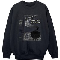 Harry Potter Boy's Hufflepuff Quidditch Team Captain Sweatshirt in Black | Size: 3-4 Years