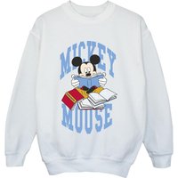 Reading Books Mickey Mouse Sweatshirt