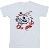 Disney Men's Mike Cotton T-Shirt in White | Size: Large