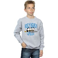 Disney Boy's Huey Dewey Louie Reading Sweatshirt in Grey | Size: 12-13 Years