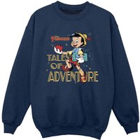 Pinocchio Boy's Tales Of Adventure Sweatshirt in Navy | Size: 12-13 Years