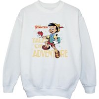 Pinocchio Boy's Tales Of Adventure Sweatshirt in White | Size: 3-4 Years