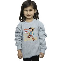Pinocchio Girl's Tales Of Adventure Sweatshirt in Grey | Size: 12-13 Years