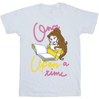 Beauty And The Beast Boy's Once Upon A Time Belle T-Shirt in White | Size: 12-13 Years