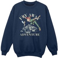 Peter Pan Boy's Fly Away To Adventure Sweatshirt in Navy | Size: 9 Years