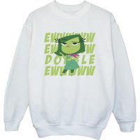Inside Out Boy's Eww Sweatshirt in White | Size: 3-4 Years