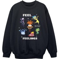 Inside Out Boy's Feelings Sweatshirt in Black | Size: 12-13 Years
