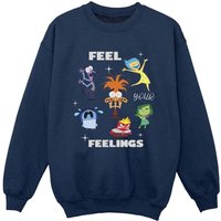 Inside Out Boy's Feelings Sweatshirt in Navy | Size: 3-4 Years