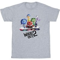 Inside Out Girl's Poster T-Shirt in Grey | Size: 9 Years