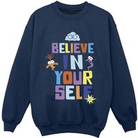 Inside Out Boy's Believe Sweatshirt in Navy | Size: 9 Years