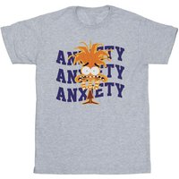 Inside Out Boy's Anxiety T-Shirt in Grey | Size: 9 Years