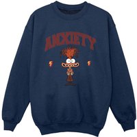 Inside Out Boy's Anxiety Sweatshirt in Navy | Size: 5-6 Years