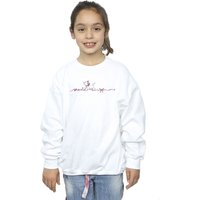 The Aristocats Girl's Marie Ribbon Sweatshirt in White | Size: 12-13 Years