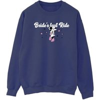 Disney Women's Bride´s Last Ride Minnie Mouse Sweatshirt in Navy | Size: Small