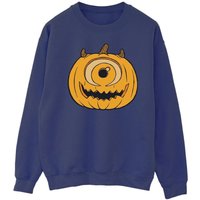 Disney Men's Pumpkin Halloween Sweatshirt in Navy | Size: 2XL
